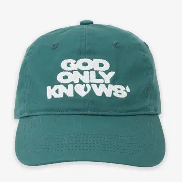 GREEN GOD ONLY KNOWS LOGO CAP