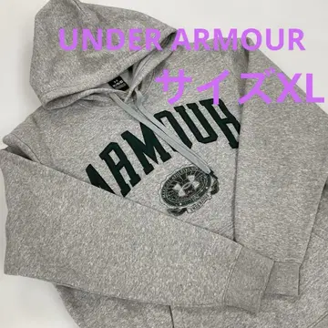 UNDER ARMOUR 컬리지에이트 후드티 그레이 XL #2035