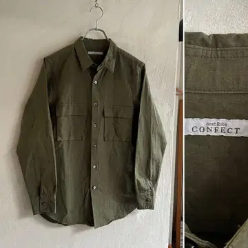 새상품급 nest robe CONFECT 코튼 린넨 셔츠 자켓