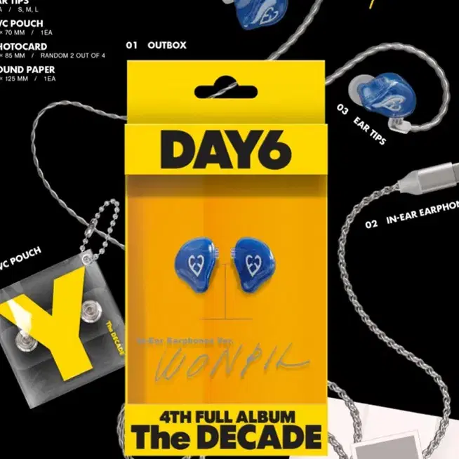 DAY6 | 데이식스 Wonpil Day6 in-ear album version buncheol