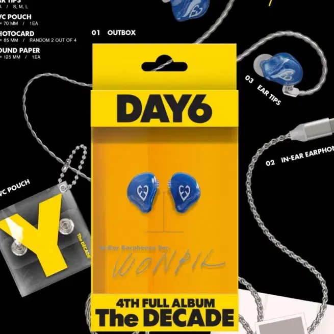 DAY6 | 데이식스 Wonpil Day6 in-ear album version buncheol