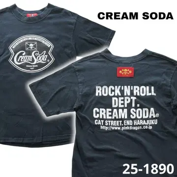 CREAM SODA 크림소다 프린트 티셔츠 S 사이즈