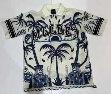 새상품 마크앤로나 야자수 피케 셔츠