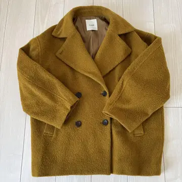 클라네 22 AW OVER LINE DOUBLE COAT 피코트