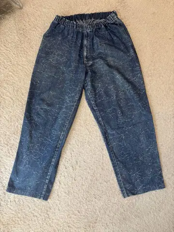 MASSES DENIM CRACK PANTS L 마시스
