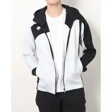 DESCENTE 스웨트 풀 집업 스웨트 후디드 재킷