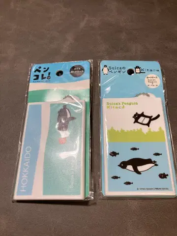 수박 펭귄 IC 카드 케이스 홋카이도 한정 Suica x Kitaca