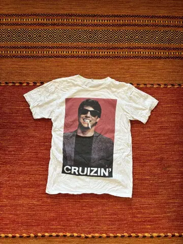 CRUIZIN' T셔츠 100% 코튼 화이트