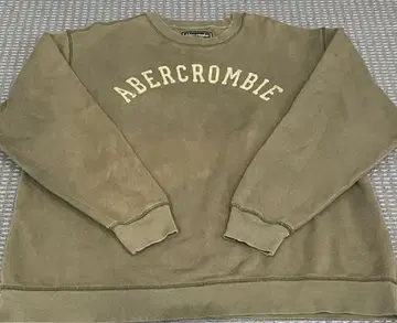 90년대 USA 생산 Abercrombie 로고 맨투맨 속기모