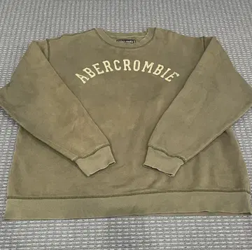 90년대 USA 생산 Abercrombie 로고 맨투맨 속기모