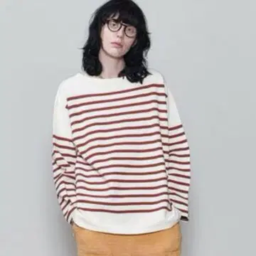6(ROKU) RASCHEL BORDER PULLOVER 2/티셔츠