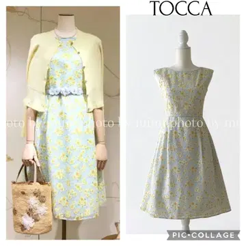 TOCCA*꽃무늬 자수 원피스