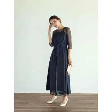 릴페테 레이스 노 디자인 수트 셋업 네이비 38