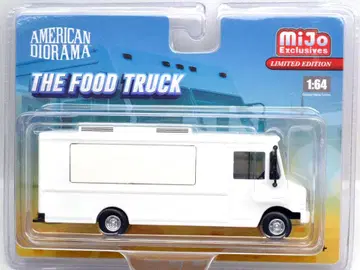 아메리칸 디오라마 - 후드 트럭 플레인 화이트 트럭