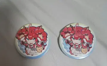 CR FES 캔뱃지 아카미 카루비