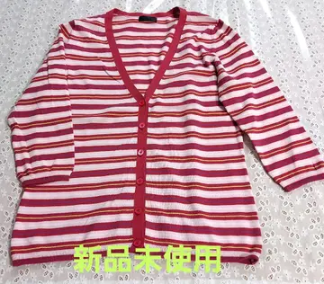 Paul Smith 7부 소매 코튼 가디건 면 100% 미사용 새상품 M
