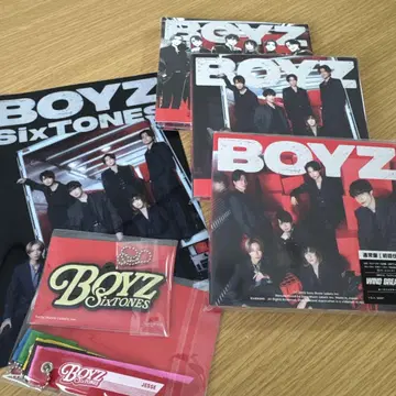 SixTONES BOYZ 3 형태 + 특전 세트