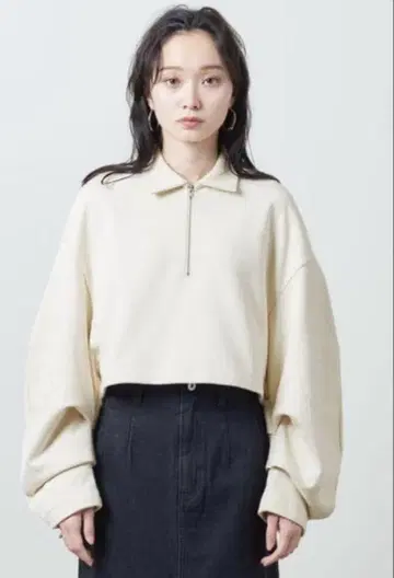 MARW UNITED ARROWS 하프 지퍼 맨투맨 풀오버