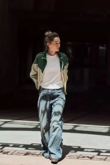 ZARA 새상품 컬러 블록 크롭 자켓