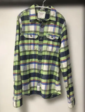 [새상품급] 아바클로 체크 셔츠 자켓 Abercrombie&Fitch L