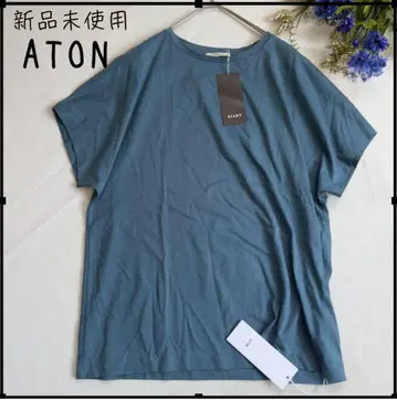 택 포함 새상품 ATON 에이트 수빈 캡 슬리브 T셔츠 빔즈 별주
