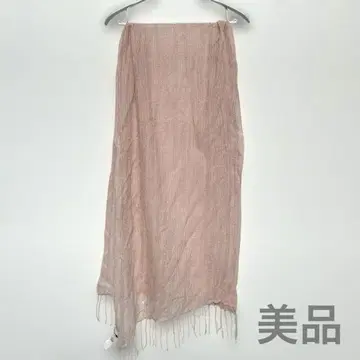 바나나리퍼블릭 핑크 스톨 울 실크