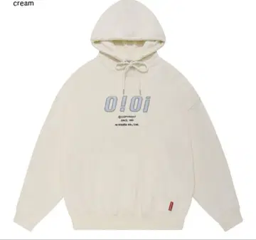 oioi 후드티 크림색