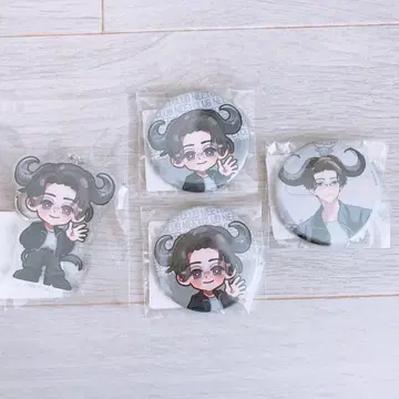 KUN 캔뱃지 아크릴 키링 DMM 스크래치