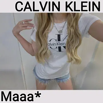 CALVIN KLEIN 엄청 귀여운 로고 티셔츠, 색깔별로 애용 중