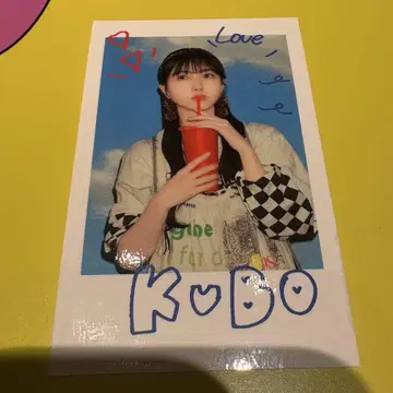 쿠보 시오리 폴라로이드풍 스티커
