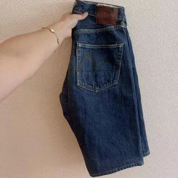 EVISU 32 x 35 하프 팬츠