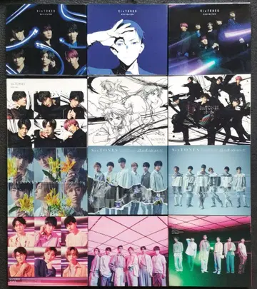 SixTONES CD 싱글 4 타이틀 전 형태 12매 초회 DVD 2