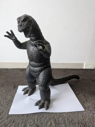레어 소프트 비닐 홍콩제 80년대 고질라 높이 36cm