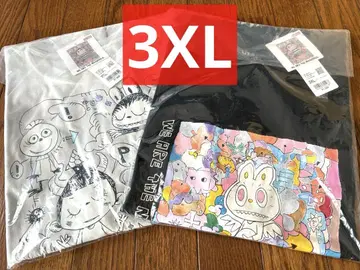 3XL 티셔츠 유니클로 팝마트 더 몬스터즈 라부부UT