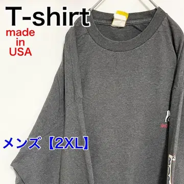 YAW36 [미국제] BIG DOGS 롱T [남성용 2XL] 짙은 그레이