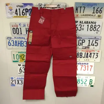 미사용 새상품 Dickies 디키즈 더블니 34 x 32 워크 와이드