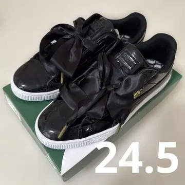 PUMA 푸마 W BASKET HEART PATENT 신발 24.5