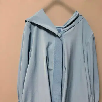 폭시 뉴욕 레인 코트(L) 페일 블루 발수 가공
