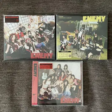TWICE CD DVD ENEMY 3장 세트