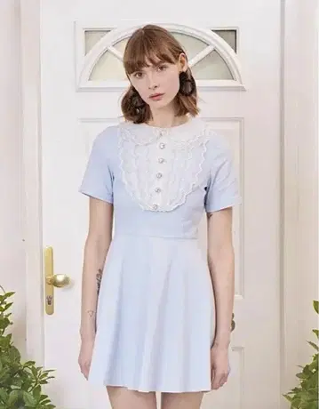 Sister Jane [새상품] 시스터제인 반팔 미니 플레어 원피스