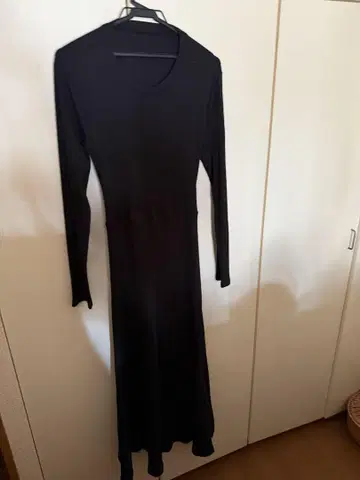 허니미허니 백 오픈 리브 롱 원피스