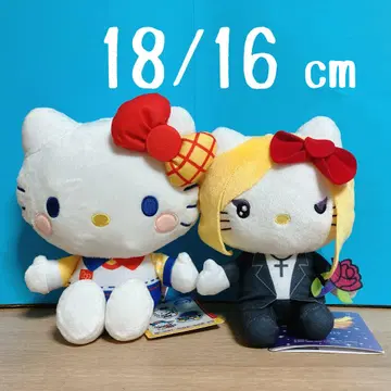 산리오 컬러풀 토이 박스 인형 yoshikitty 택 포함 미사용 2점