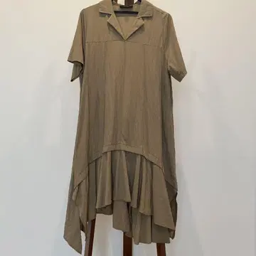 [새상품급] 멜란지 melange 반팔 셔츠 원피스