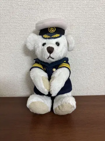 퍼시픽 비너스 곰 선장 봉제 인형