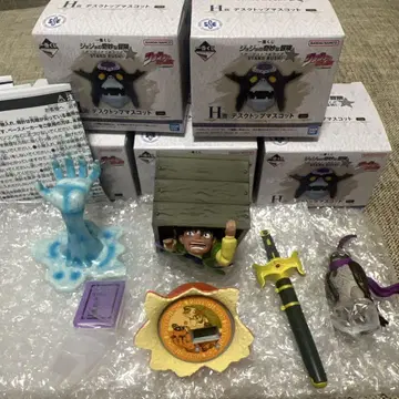 죠죠 제일복권 H상 데스크탑 피규어 5종 세미컴프