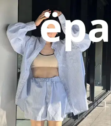 요라 epa 스트라이프 셔츠, 팬츠 셋업