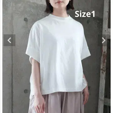TISSU 클래식 천축 모크넥 돌먼 티셔츠
