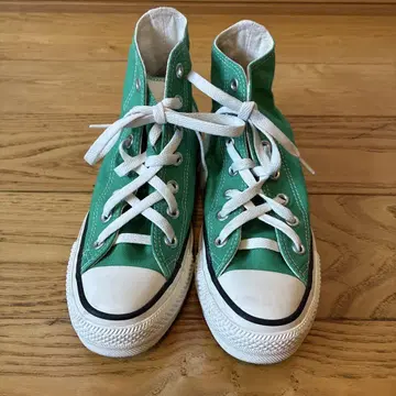 CONVERSE ALL STAR 그린 하이컷 24.0cm