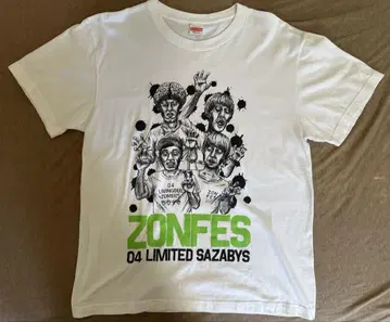 04 Limited Sazabys ZONFES 빌레반 콜라보 티셔츠 L
