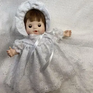치이포포짱 사이즈 레이스 원단 라운드 요크 원피스 보닛 세트
